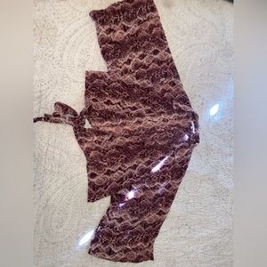 Boutique Sheet Snakeskin front tie